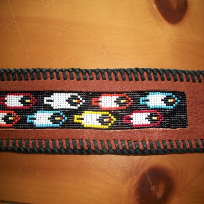 Hand Beaded Custom Strap  - Beaded